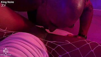 Rimming squirting & deep strokes petite 18+ sub xerlina devine is rewarded & punished by king noire