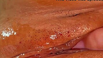 Amateur pink pussy shown close up after losing virginity