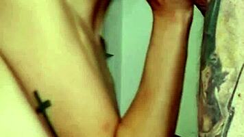 Skinny Spinner Candie Cross Naked Tiny Tits Out On Her Knees Working My Dick Deep And Sloppy