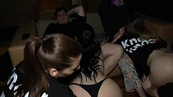 College group shares wild passionate night