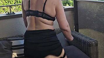 Amateur thai girl with perky tits rides hard for creampie