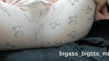 Masturbating In Pajamas With Soft Rubs