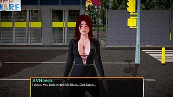 redhead milf plays erotic game