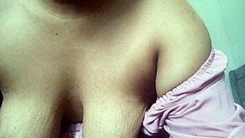 latina woman touches herself and gets very wet