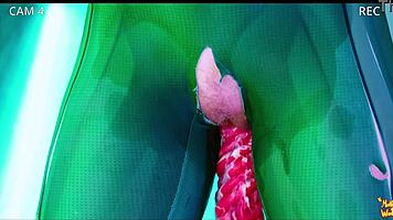 redhead cosplay babe gets creampie