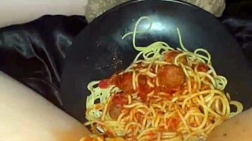 Hot Pasta In Virgin Teen Pink