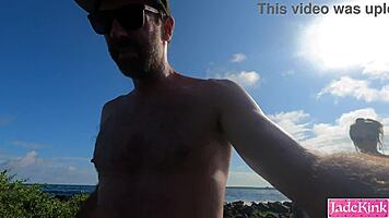 Girlfriend Jade Kink Sucking And Fucking Near Public Beach