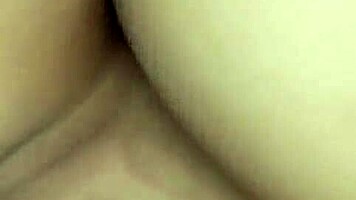 asian babe gets rough anal and creampie