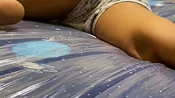 Pov close up of tight pinay student pussy