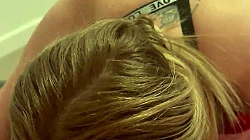 sexy neighbor sucks my big dick and gets face fucked