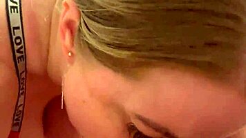 Suck neighbour big dick then face fuck crazy in bedroom