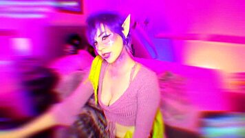Tricky nymph cam tease session