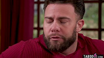 Teen enjoys oral calm down