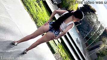 Colombian teen first deep scene
