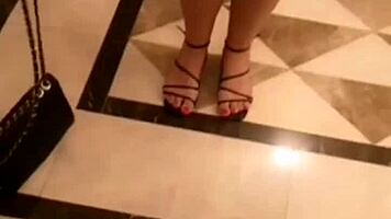 on vacation i removed my panties in the toilet