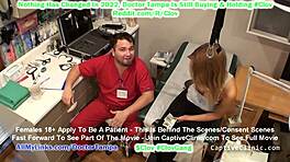 Мария Терпит Странные Электрические Тесты Доктора Тампы в CaptiveClinic