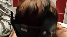 화장실에서 내 자지에 게거리며 개스타일로 박힘.