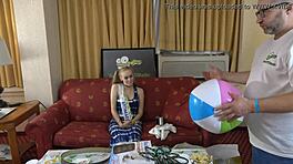 Луна Липс в див душ гангбенг промо!