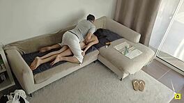 변태 마사지사가 크림파이 하는 장면 몰래카메라에 잡히다