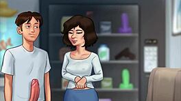 hey, summertime saga 0.20.1 has a hot pregnant italian milf stepmom craving hard pussy action!