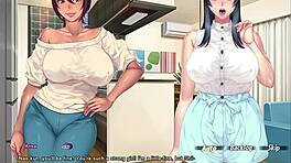 계모 친구에게 자위하다 걸려서 첫 화에서 처녀 잃음!