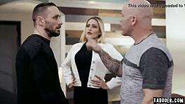 एपिक थ्रीसम! जेन वाइल्ड रॉक्स मॉन्स्टर-टिटिड मिल्फ डी विलियम्स और डेरिक पियर्स के साथ टैबू सीन में