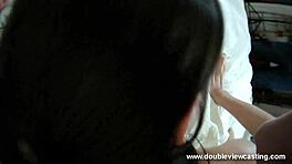 Виолетта дает POV минет и еблю в жопу на кастинговом интервью