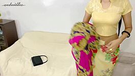 I fucked my stepmom's hot friend with intense striptease and blowjob