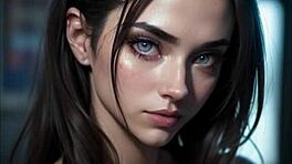 Krásne draenei dievčatá majú sex nad budúcou panorámou mesta