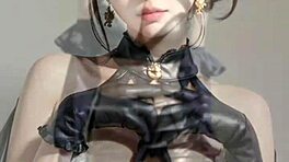 Présentation de modèle IA asiatique réaliste en 3D