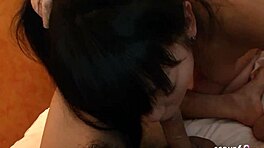 Two Petite 18+ Asian Step Sisters Seduce Old Guy for Defloration Sex