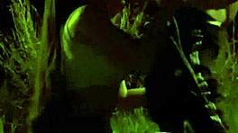 Минет и взаимная мастурбация в поле