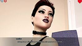 学生が友達の欲情した巨乳の姉にスパンキングされる