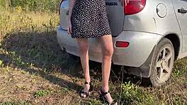 我的足控癖好在户外让我好兴奋