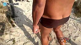 Udělala jsem z manžela paroháče na pláži s dotovaným chlapem stříkajícím do mé špinavé huby