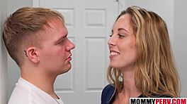 Step Aunt Sucking Step Nephew Behind Mom's Back