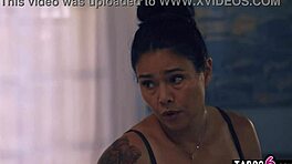 Азиатска MILF мащеха с доведен син в униформа на доведен баща