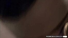 La stunner universitaria Jayla Diamond riceve sborrata da Rome Major dopo sesso selvaggio