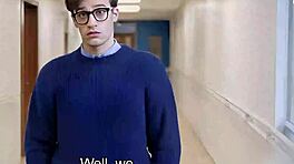 Old Grandma Seduces Young 18+ Virgin Boy in Elevator, Sucks His Big Dick in 3D Hentai Action.