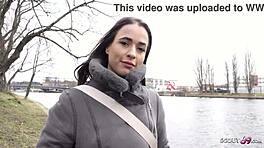 Tysk spejder knepper Lydiamaus96’s store røv ved hård casting! 🔥