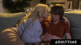 Yo, check Adult Time met PAWG stiefmoeder Spencer Scott die haar milf kut aanbiedt! 😍