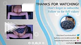 Çocuk onun sıkı vücuduna karşı koyamadı ve utangaç Latina oda arkadaşına sürekli yaklaşıyor! 😍