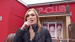 Duitse scout - roodharige hobbyhoer Alice Flensburg voor het eerst geneukt op cam!