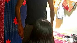 Cute Newlywed Bhabhi Experiences Intense Moments with Her Husband