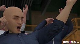 हेय, देखना चाहते हो यह यंग 18+ ट्रांस वुमन फुटबॉल स्टार को बैंग करती है?