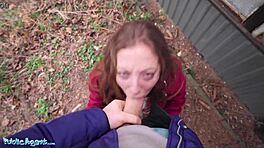 Public Agent knullar spansk punkbrud Venom Evil hårt ute i det fria!