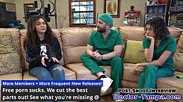 Oh mio dio, così nervosa, divento dottore tampa per primo esame ginecologico mara luv