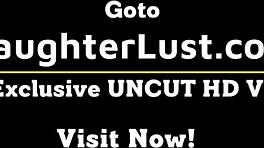 Aria Lee och Stevie Grey kan inte motstå att byta styvpappor i vild lek