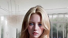 โอ๊ย วัยรุ่นเล็กบลอนด์ขี่ทั้งวันใน POV วิดีโอเฮนไต AI จริงมาก...