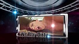 Cewek Seksi dan Fit Demontrasi Gerakan Gulat